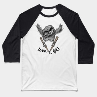 Love to ski Baseball T-Shirt